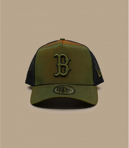 Trucker Hypertone Boston olive orange New Era